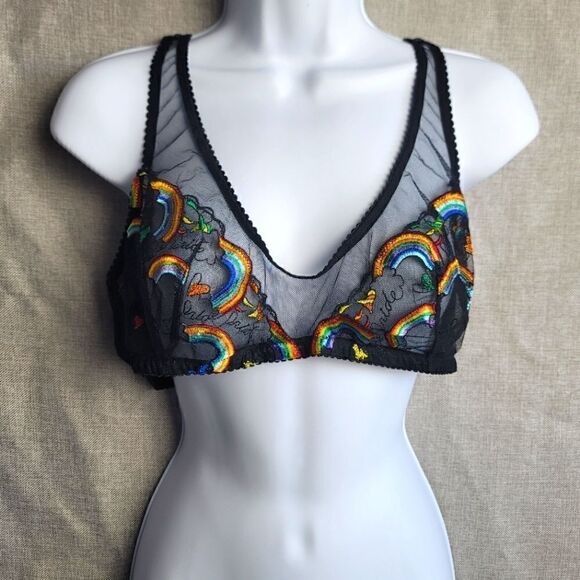 SAVAGE X FENTY Sheer Pride Bralette - Picture 1 of 10